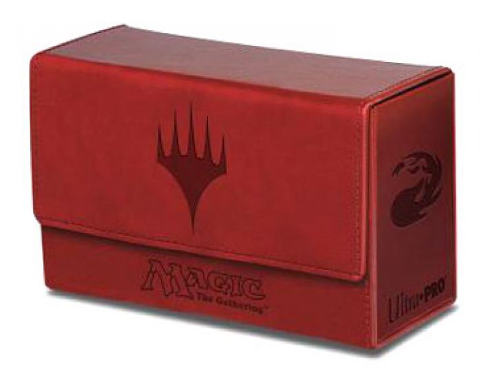 Ludicbox - double-boite-de-rangement-magic-the-gathering-avec-rabat-rouge-dual-flip-box  par Ultra Pro - Magic