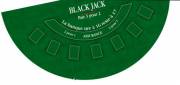 acceder a la fiche du jeu Tapis de Black Jack Coeur de Pique Excellence Vert 120 * 60