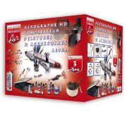 acceder a la fiche du jeu Prince August - Air Ultimate Aérographe A112 HD Compresseur Peintures Accessoires + UC01