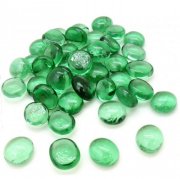 acceder a la fiche du jeu Chessex Gaming Glass Stones in Tube - Crystal Light Green (40)
