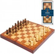 acceder a la fiche du jeu Jeu d'échecs en bois pliable - Deluxe - Ambassador
