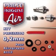 acceder a la fiche du jeu Prince August - Kit de précision 0.2mm pour aérographe A112