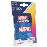 acceder a la fiche du jeu Gamegenic - Marvel Champions Art Sleeves - Marvel Blue (50+1 Sleeves)