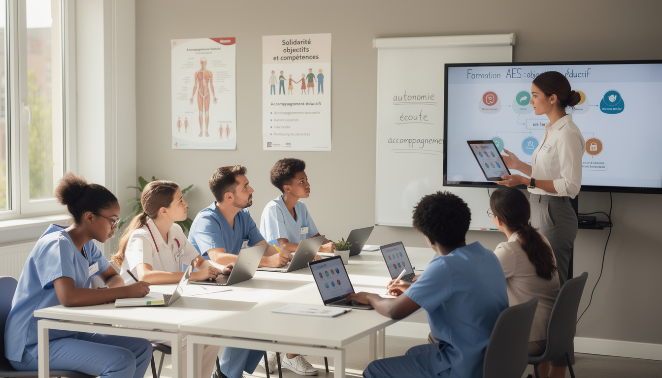 découvrez tout sur la formation aes : compétences acquises, objectifs pédagogiques et opportunités professionnelles pour réussir votre carrière dans le secteur social.
